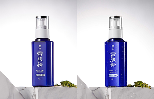 化妆品精修对比