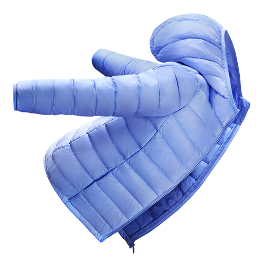 儿童羽绒服3D镂空创意拍摄