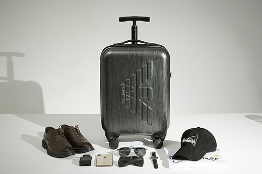 拉杆箱创意拍摄