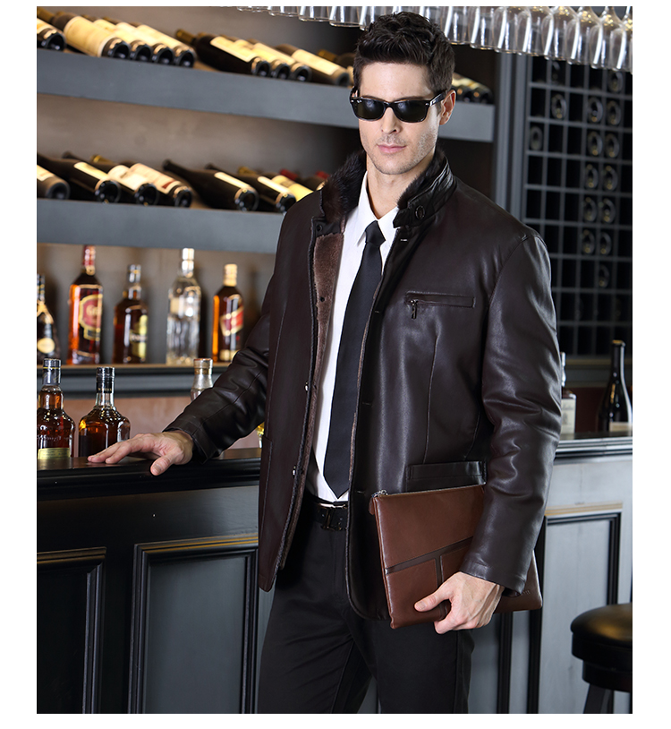 外模男装皮衣皮草拍摄